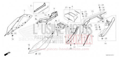 WINDLAUF, HINTEN ADV750S de 2025